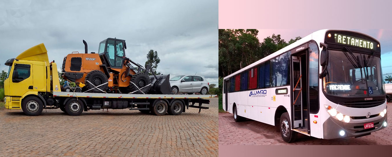 Transportes de cargas e pessoas